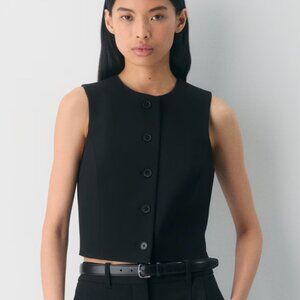 Babaton Wallace Vest (Black, 12, NWT)